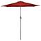 9ft. Outdoor Patio Market Umbrella with Hand Crank &#x26; Tilt